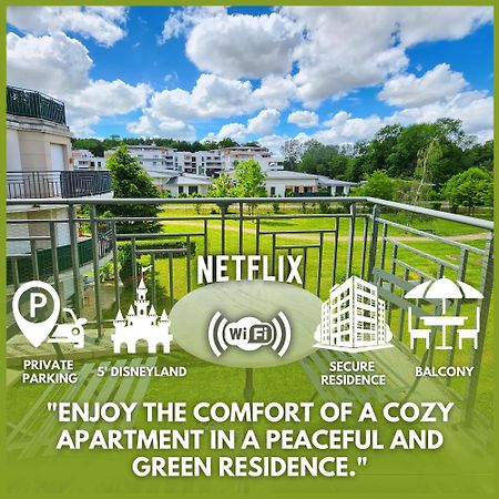 Appartement, Balcon, Parking, 5' Disneyland Montévrain Exterior photo